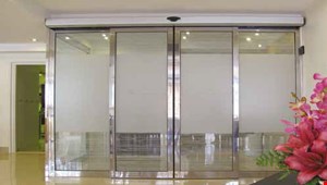 درب اتوماتیک شیشه ای اسلایدینگ